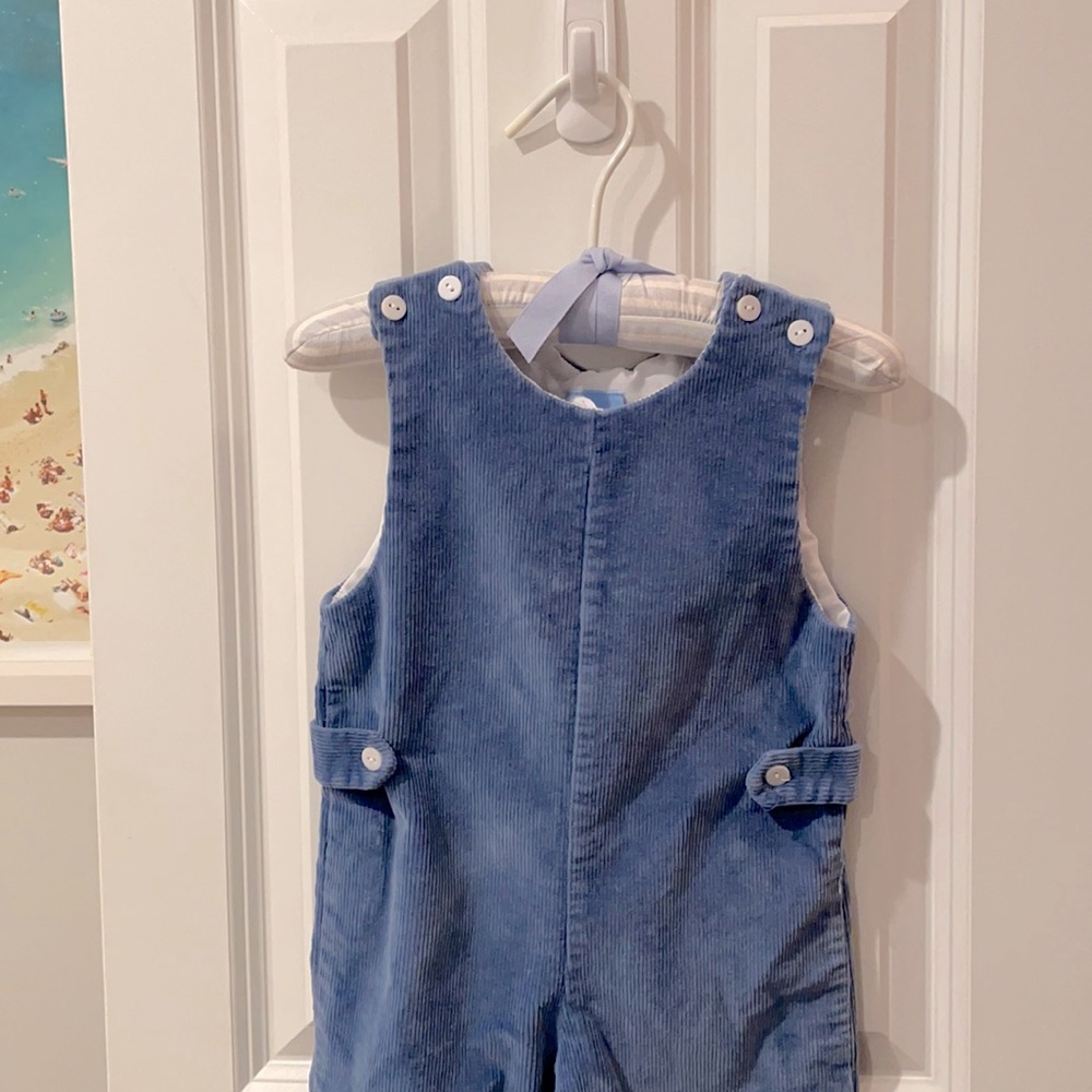 Bella Bliss Blue Corduroy Longall 24M Overall